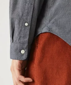 Lacoste Chemise - Bleu Marine / Blanc 9 Lacoste Chemise - Bleu Marine / Blanc -Lacoste Soldes Magasin 41bf8f9e1074400e99e8a35c77fc3196