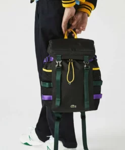 Lacoste Sac à Dos - Noir Sinople Lavande Gene