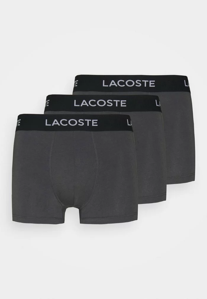 Lacoste 3 PACK - Shorty - Grey 4 Lacoste 3 PACK - Shorty - Grey – Image 4