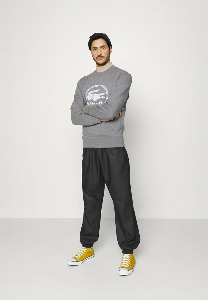 Lacoste Sweatshirt - Heather Lead 2 Lacoste Sweatshirt - Heather Lead – Image 2