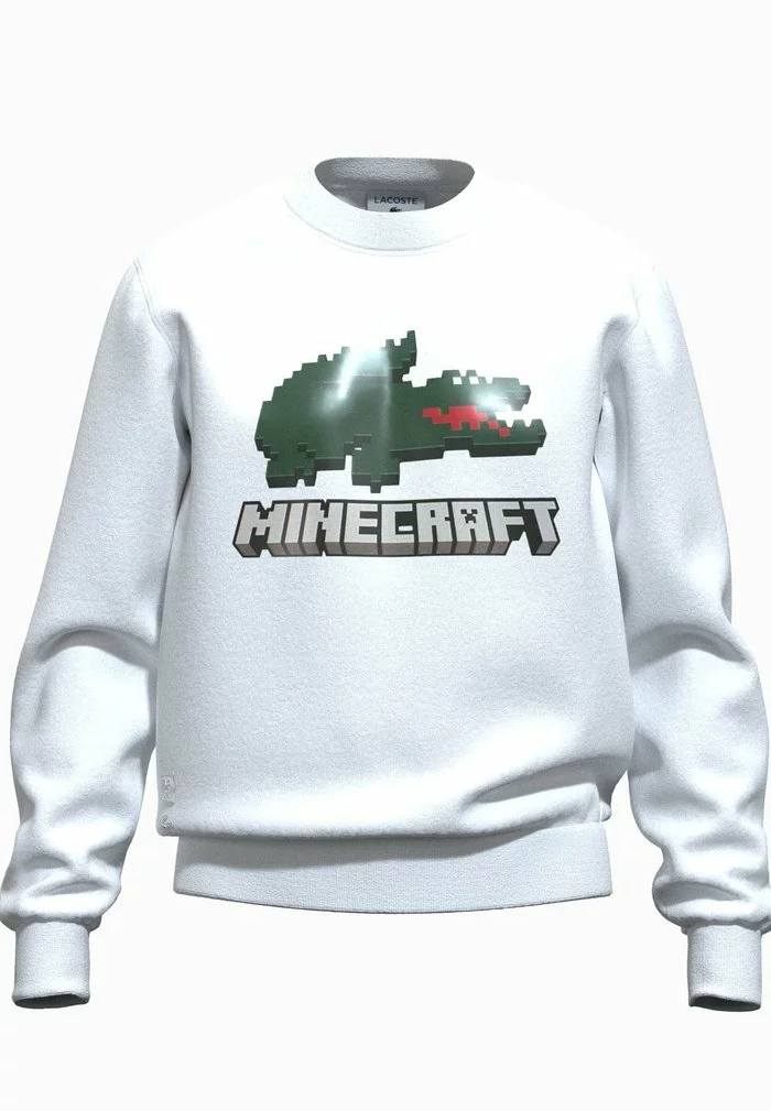 Lacoste MINECRAFT - Sweatshirt - Blanc 7 Lacoste MINECRAFT - Sweatshirt - Blanc – Image 7