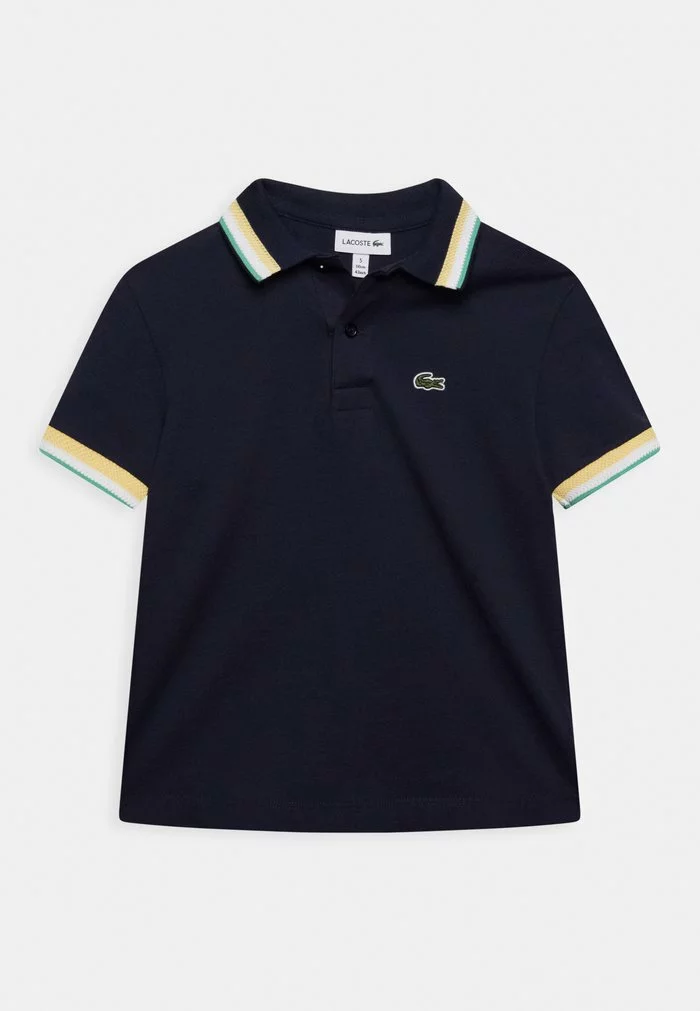 Lacoste Polo - Navy Blue/napolitan Yellow/white/clover Green 1 Lacoste Polo - Navy Blue/napolitan Yellow/white/clover Green
