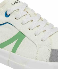 Lacoste Baskets Basses - Wht Lt Grn -Lacoste Soldes Magasin 4715d0e02d664891952615ab90fd1bfe