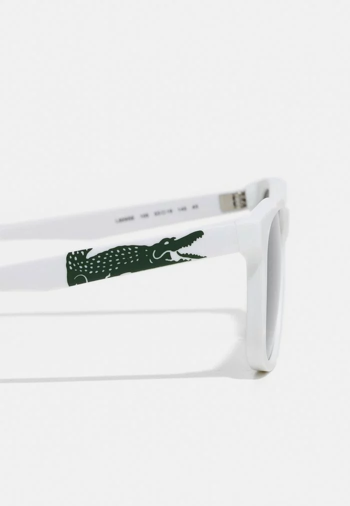 Lacoste UNISEX - Lunettes De Soleil - Matte White 4 Lacoste UNISEX - Lunettes De Soleil - Matte White – Image 4