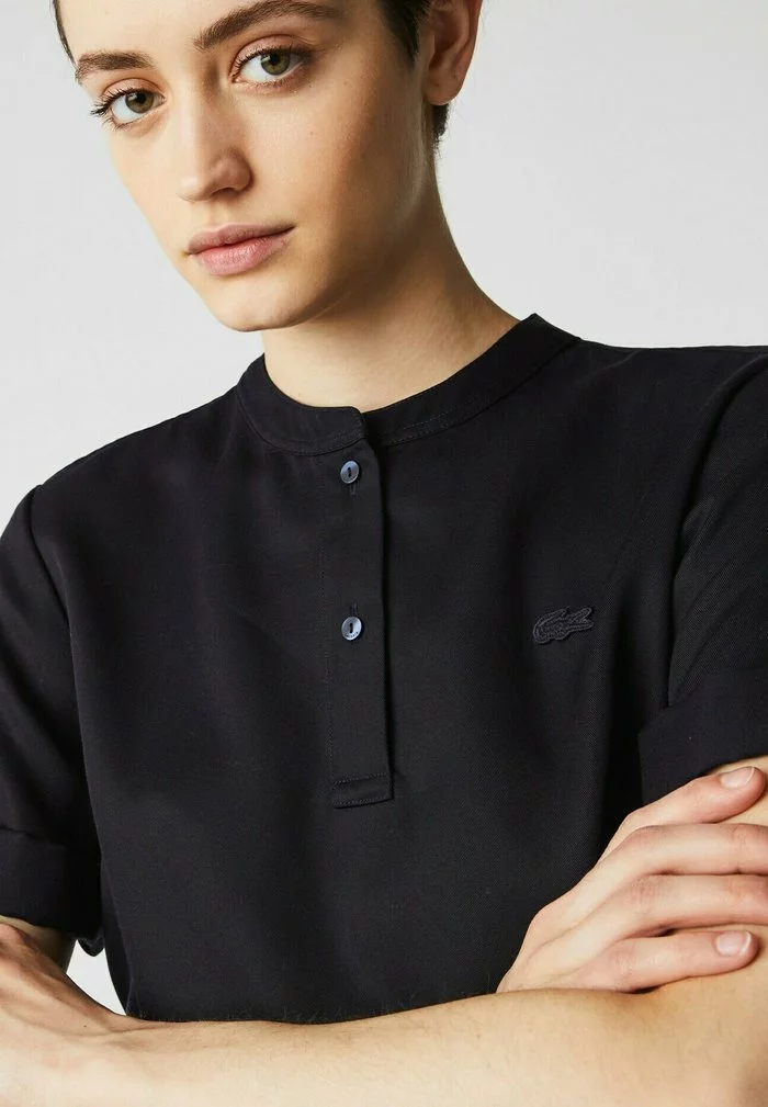 Lacoste Robe En Jersey - Bleu Marine 4 Lacoste Robe En Jersey - Bleu Marine – Image 4