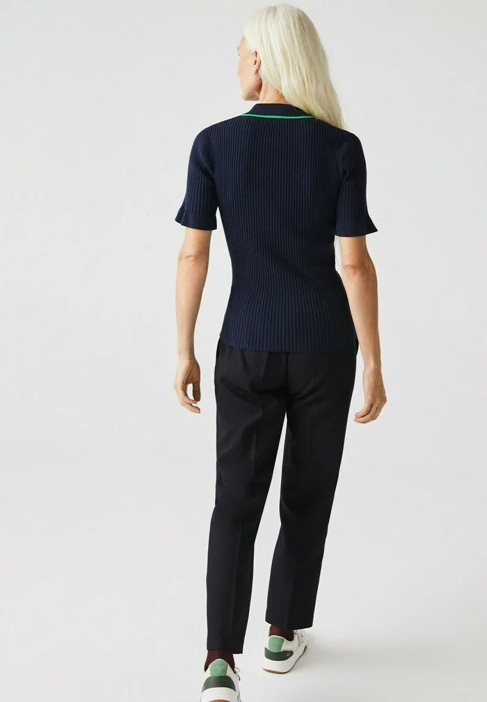 Lacoste Polo - Bleu Marine / Vert 2 Lacoste Polo - Bleu Marine / Vert – Image 2