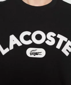 Lacoste T-shirt Imprimé - Noir -Lacoste Soldes Magasin 48b322d8a3514d3099d9373f3a4246f1