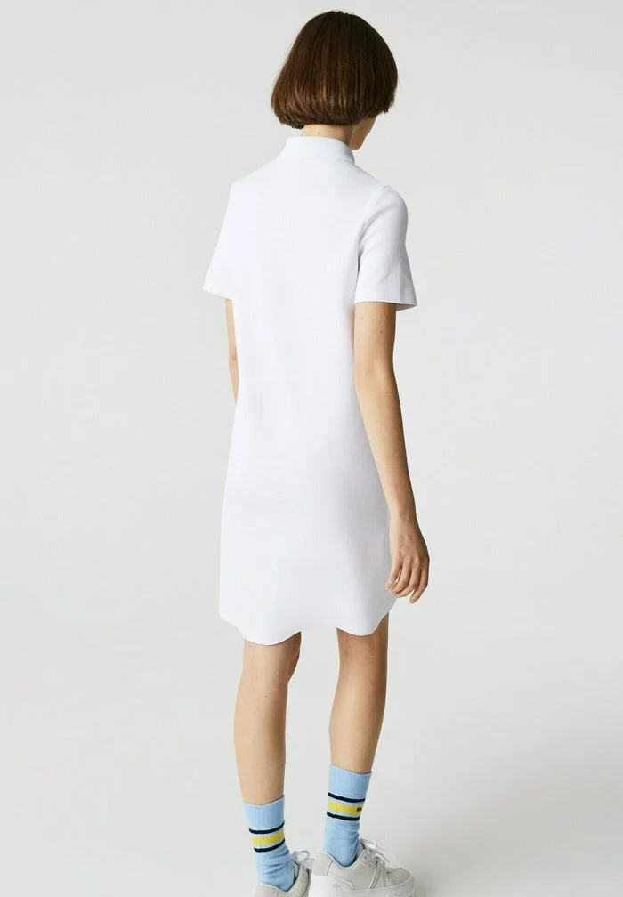Lacoste Robe En Jersey - Blanc 2 Lacoste Robe En Jersey - Blanc – Image 2