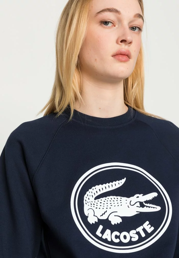 Lacoste Sweatshirt - Navy Blue 5 Lacoste Sweatshirt - Navy Blue – Image 5