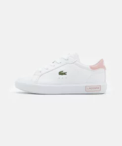 Lacoste POWERCOURT - Baskets Basses - White/light Pink