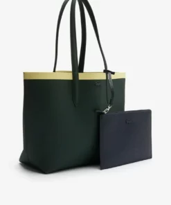 Lacoste FEMME - Cabas - Sinople Eclipse Jaune -Lacoste Soldes Magasin 4965b065e348480bb00bdb73aa2b4161