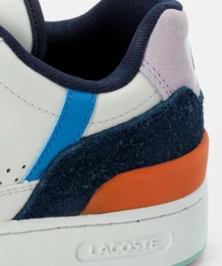 Lacoste T-CLIP - Baskets Basses - Off White/blue 11 Lacoste T-CLIP - Baskets Basses - Off White/blue -Lacoste Soldes Magasin 49d016f0ae734366a77b5fc839d200bd