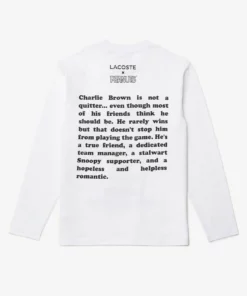 LACOSTE X PEANUTS - T-shirt à Manches Longues - Blanc 11 LACOSTE X PEANUTS - T-shirt à Manches Longues - Blanc -Lacoste Soldes Magasin 4a3a418f3c074964accf7ea9378e6326