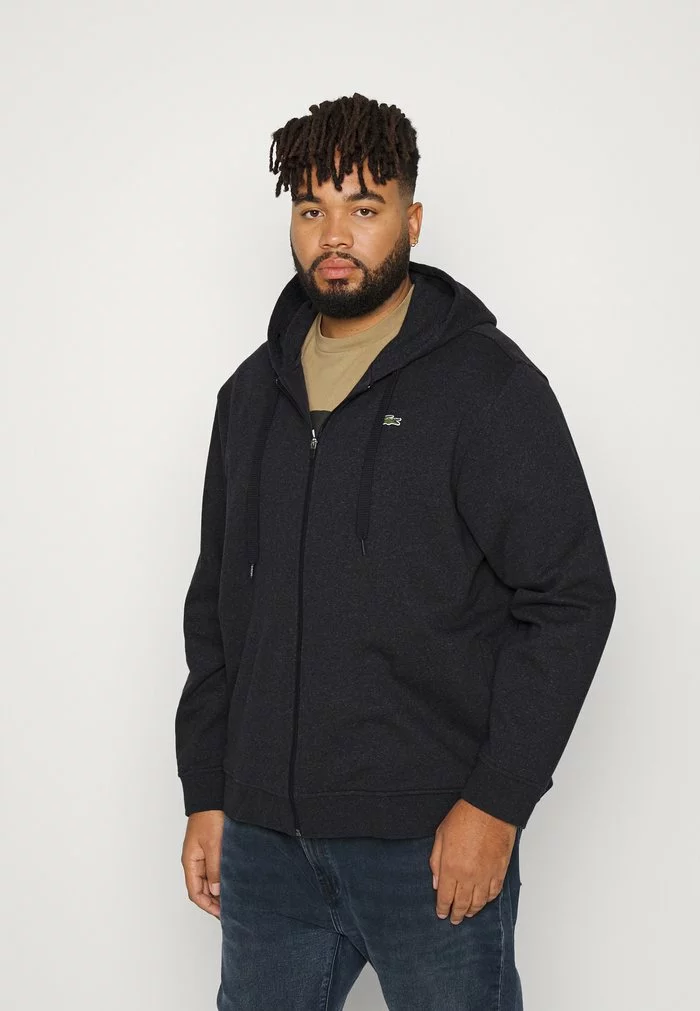 Lacoste Sweat à Capuche Zippé - Lightning Chine/nave 1 Lacoste Sweat à Capuche Zippé - Lightning Chine/nave