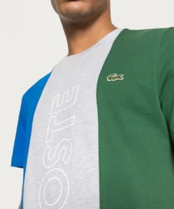 Lacoste UNISEX - T-shirt Imprimé - Argent Chine Royale Vert -Lacoste Soldes Magasin 4c8dae13066e42f2b24d9714731585a2