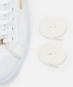 Lacoste ZIANE PLUSGRAND - Baskets Basses - White/gold -Lacoste Soldes Magasin 4e4dfff47248495aaa02cc5440a52403