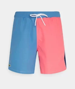 Lacoste Short De Bain - Turquin Blue/scille/amaryllis