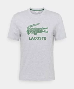 Lacoste T-shirt Imprimé - Silver Chine