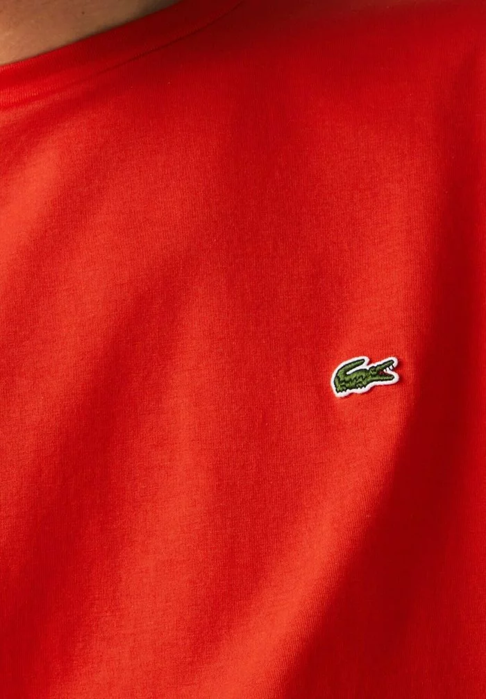 Lacoste T-shirt Basique - Rouge 4 Lacoste T-shirt Basique - Rouge – Image 4
