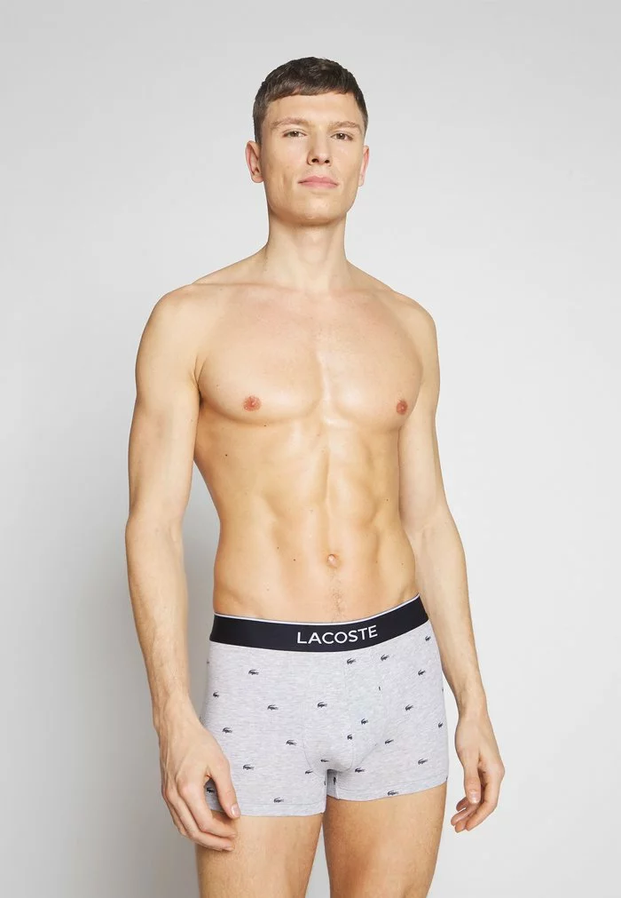 Lacoste 3 PACK - Shorty - Methylene/silver Chine/red 2 Lacoste 3 PACK - Shorty - Methylene/silver Chine/red – Image 2