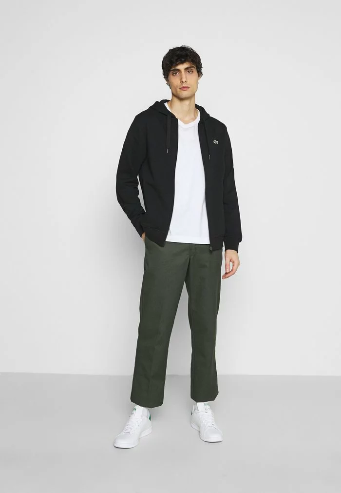 Lacoste PLUS - Sweat à Capuche Zippé - Black 2 Lacoste PLUS - Sweat à Capuche Zippé - Black – Image 2