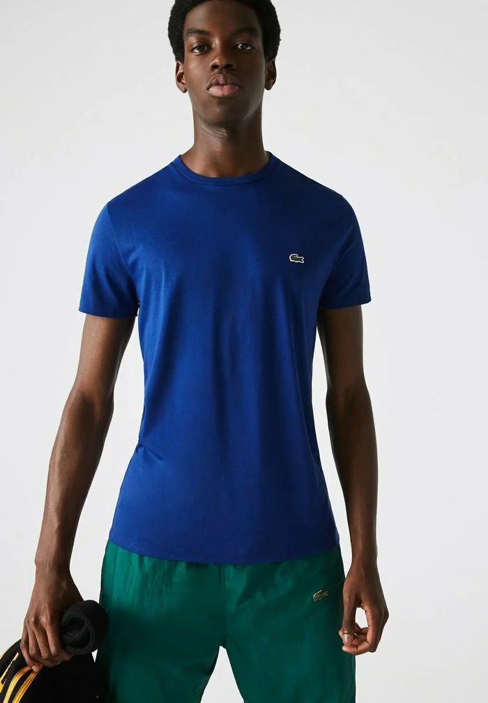 Lacoste T-shirt Basique - Bleu 1 Lacoste T-shirt Basique - Bleu