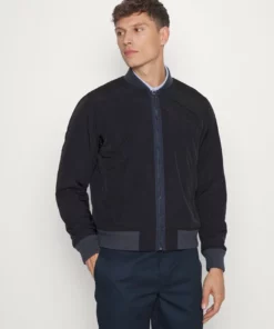 Lacoste Blouson Bomber - Black/dark Blue -Lacoste Soldes Magasin 522525920265432e84e8ef591efdcdda