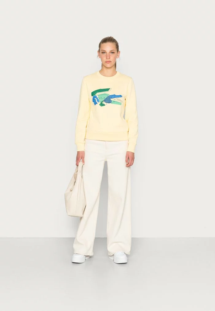 Lacoste Sweatshirt - Jaune 2 Lacoste Sweatshirt - Jaune – Image 2