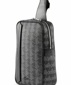 Lacoste THE BLEND - Sac Bandoulière - Allover Monogram Noir/ Gris 6 Lacoste THE BLEND - Sac Bandoulière - Allover Monogram Noir/ Gris -Lacoste Soldes Magasin 52b33f26b58d428384da6e82db82aaac