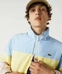 Lacoste BH8063 - Veste Mi-saison - Bleu / Jaune / Rose Pale 9 Lacoste BH8063 - Veste Mi-saison - Bleu / Jaune / Rose Pale -Lacoste Soldes Magasin 53345788eab449ddab3172d8514d8f07