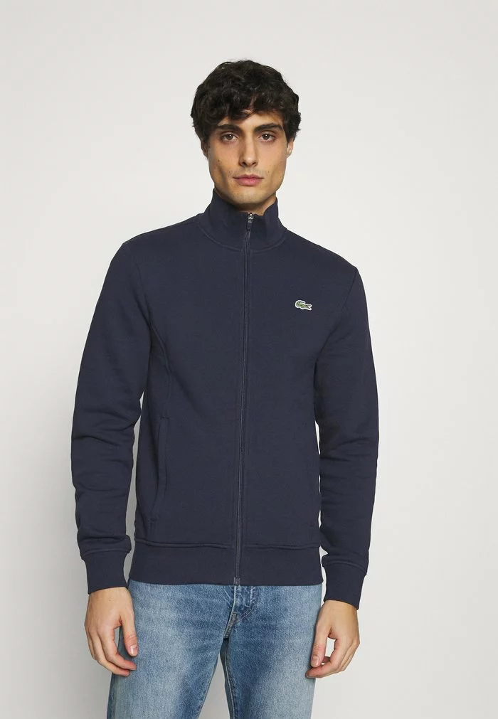 Lacoste Sweat à Capuche Zippé - Navy Blue 1 Lacoste Sweat à Capuche Zippé - Navy Blue