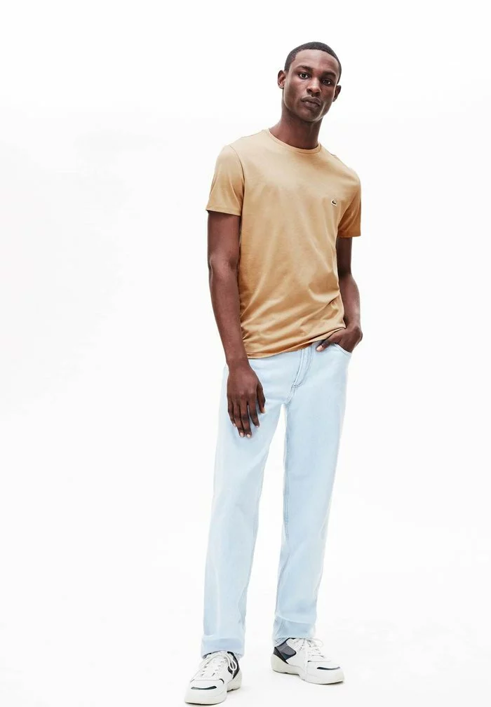 Lacoste T-shirt Basique - Beige 1 Lacoste T-shirt Basique - Beige