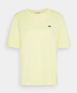 Lacoste T-shirt Basique - Jaune -Lacoste Soldes Magasin 54c900588c254dec86c4ea8ae4c1850e