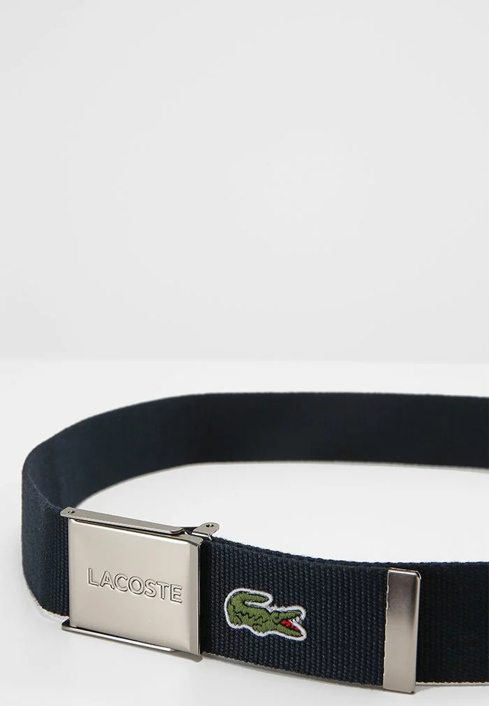 Lacoste CASUAL STRAP IN KIT UNISEX - Ceinture - Navy Blue 4 Lacoste CASUAL STRAP IN KIT UNISEX - Ceinture - Navy Blue – Image 4