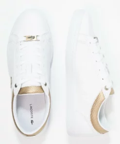 Lacoste STRAIGHTSET CAW - Baskets Basses - White/gold 9 Lacoste STRAIGHTSET CAW - Baskets Basses - White/gold -Lacoste Soldes Magasin 565d2ce778c14c95b8c55ce983f9da47
