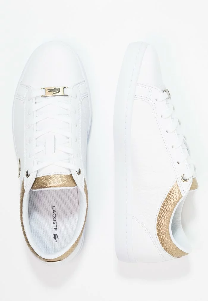 Lacoste STRAIGHTSET CAW - Baskets Basses - White/gold 3 Lacoste STRAIGHTSET CAW - Baskets Basses - White/gold – Image 3
