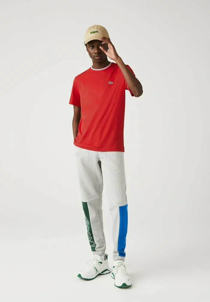 Lacoste T-shirt Basique - Rouge/blanc 2 Lacoste T-shirt Basique - Rouge/blanc – Image 2