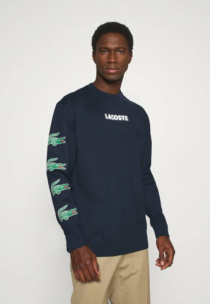 Lacoste T-shirt à Manches Longues - Marine 1 Lacoste T-shirt à Manches Longues - Marine