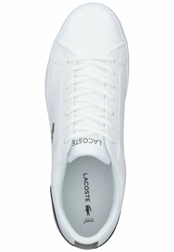 Lacoste Baskets Basses - Wht/khk 4 Lacoste Baskets Basses - Wht/khk – Image 4