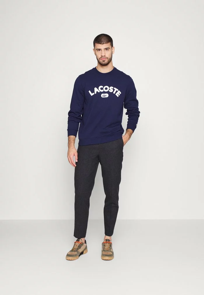 Lacoste Sweatshirt - Navy Blue 2 Lacoste Sweatshirt - Navy Blue – Image 2