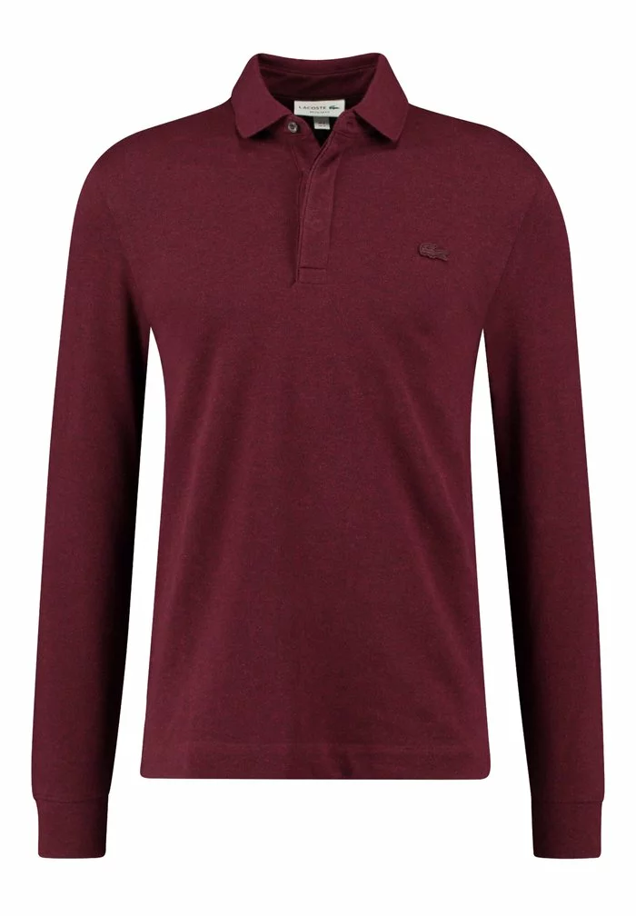 Lacoste HERREN POLOSHIRT REGULAR FIT LANGARM - Polo - Burgundy 1 Lacoste HERREN POLOSHIRT REGULAR FIT LANGARM - Polo - Burgundy