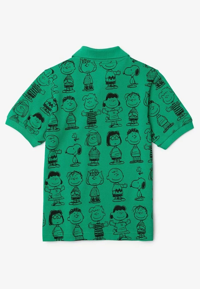 LACOSTE X PEANUTS - Polo - Vert / Noir 4 LACOSTE X PEANUTS - Polo - Vert / Noir – Image 4