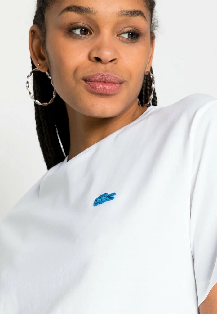 Lacoste EXCLUSIVE - T-shirt Basique - White 5 Lacoste EXCLUSIVE - T-shirt Basique - White – Image 5