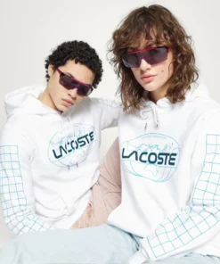 Lacoste UNISEX EXCLUSIVE - Sweatshirt - White -Lacoste Soldes Magasin 5c4b2dfca10a4b44a5041ffe7dd24321