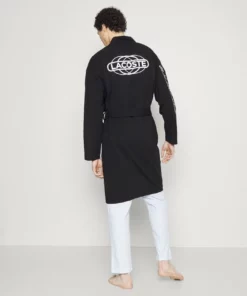 Lacoste EXCLUSIVE - Peignoir - Black -Lacoste Soldes Magasin 5c927aa060534cb4aa6164c827a384e6