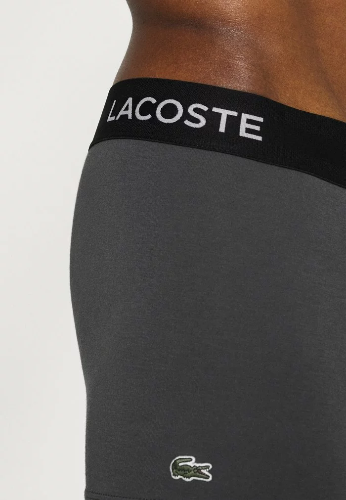Lacoste 3 PACK - Shorty - Grey 3 Lacoste 3 PACK - Shorty - Grey – Image 3