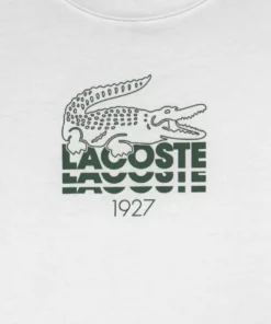 Lacoste T-shirt Imprimé - White 5 Lacoste T-shirt Imprimé - White -Lacoste Soldes Magasin 5e72b394241049f8affb10b21b5b00f1