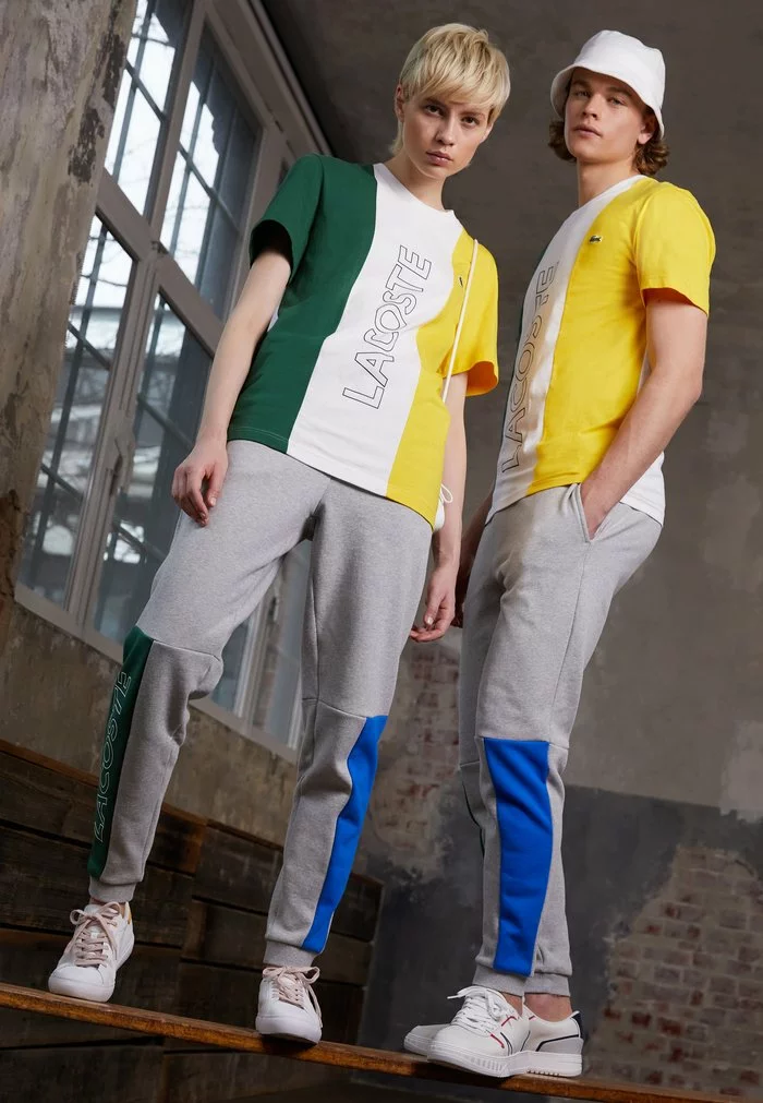 Lacoste UNISEX - T-shirt Imprimé - White/green Broom 1 Lacoste UNISEX - T-shirt Imprimé - White/green Broom