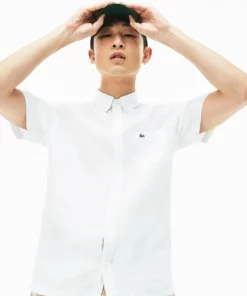 Lacoste MANCHES COURTES - Chemise - Blanc