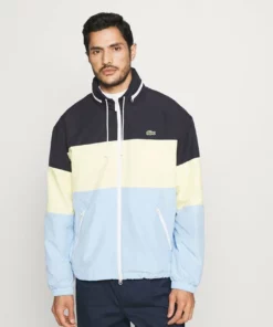 Lacoste BH8063 - Veste Mi-saison - Navy Blue/yellow